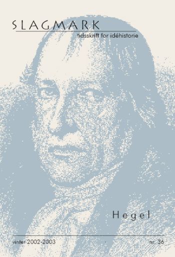 					View No. 36 (2002): Slagmark nr. 36: Hegel
				