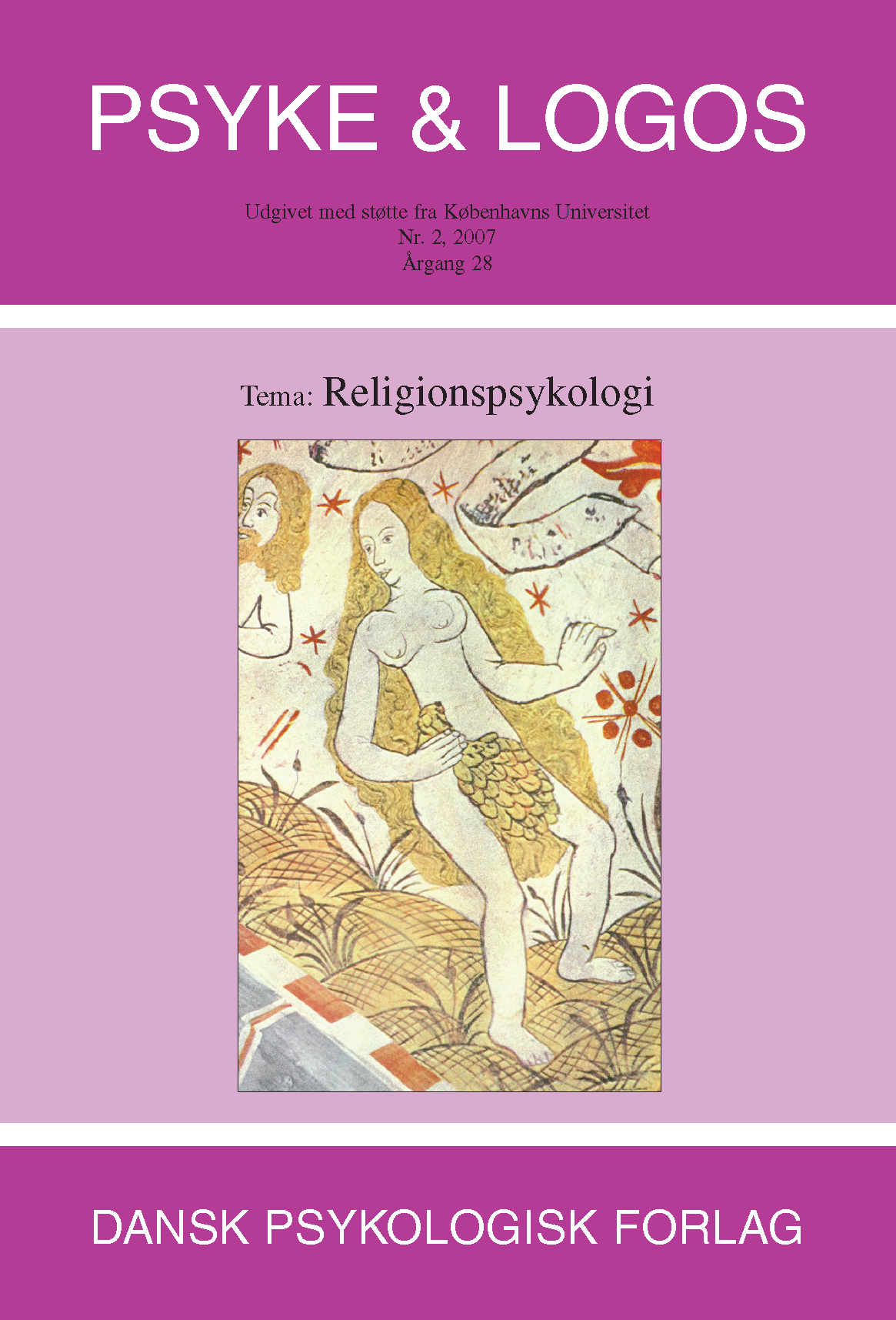 					Se Årg. 28 Nr. 2 (2007): Religionspsykologi
				