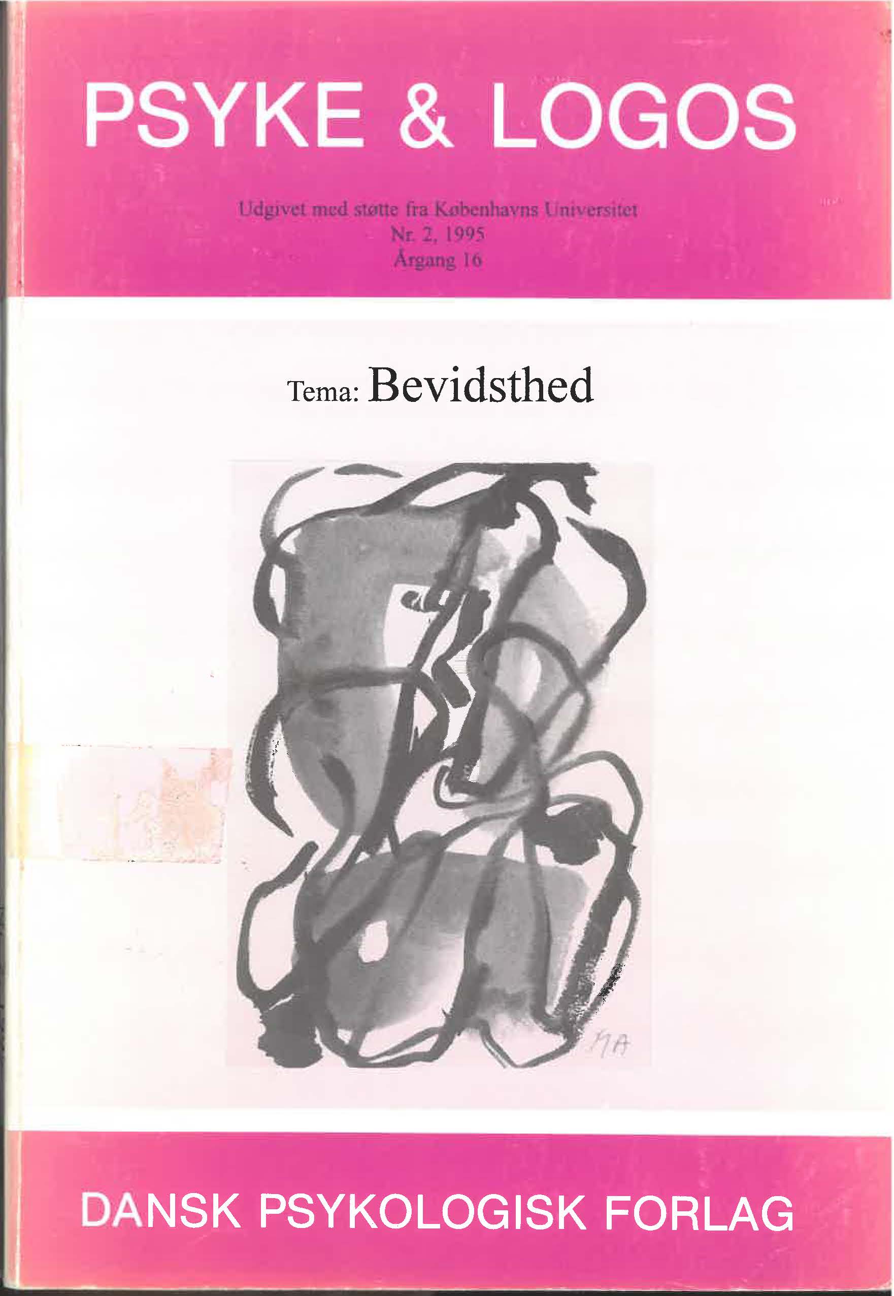 					View Vol. 16 No. 2 (1995): Bevidsthed
				