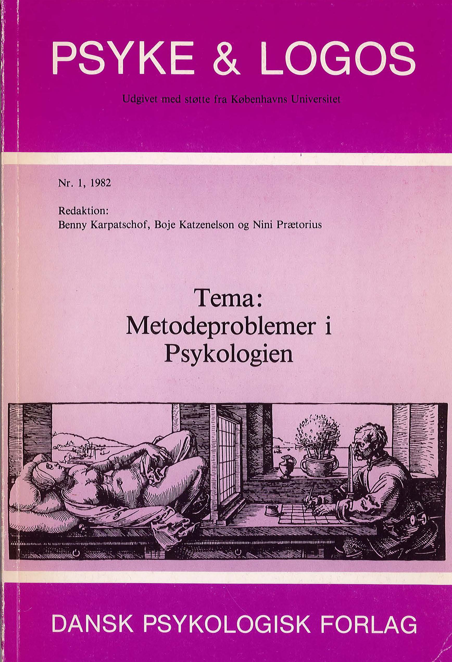 					View Vol. 3 No. 1 (1982): Metodeproblemer i psykologien
				