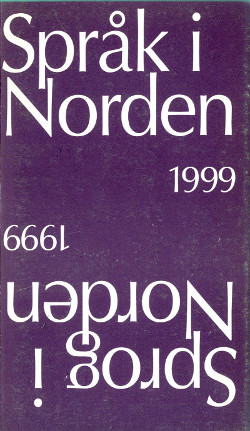 					Se Språk i Norden / Sprog i Norden 1999
				
