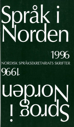 					View Språk i Norden / Sprog i Norden 1996
				
