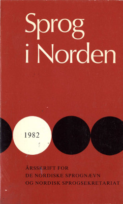 					Se Språk i Norden / Sprog i Norden 1982
				