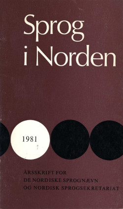 					Se Språk i Norden / Sprog i Norden 1981
				