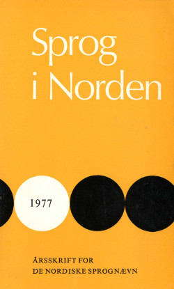 					Se Språk i Norden / Sprog i Norden 1977
				