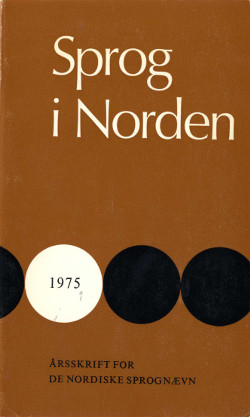 					Se Språk i Norden / Sprog i Norden 1975
				