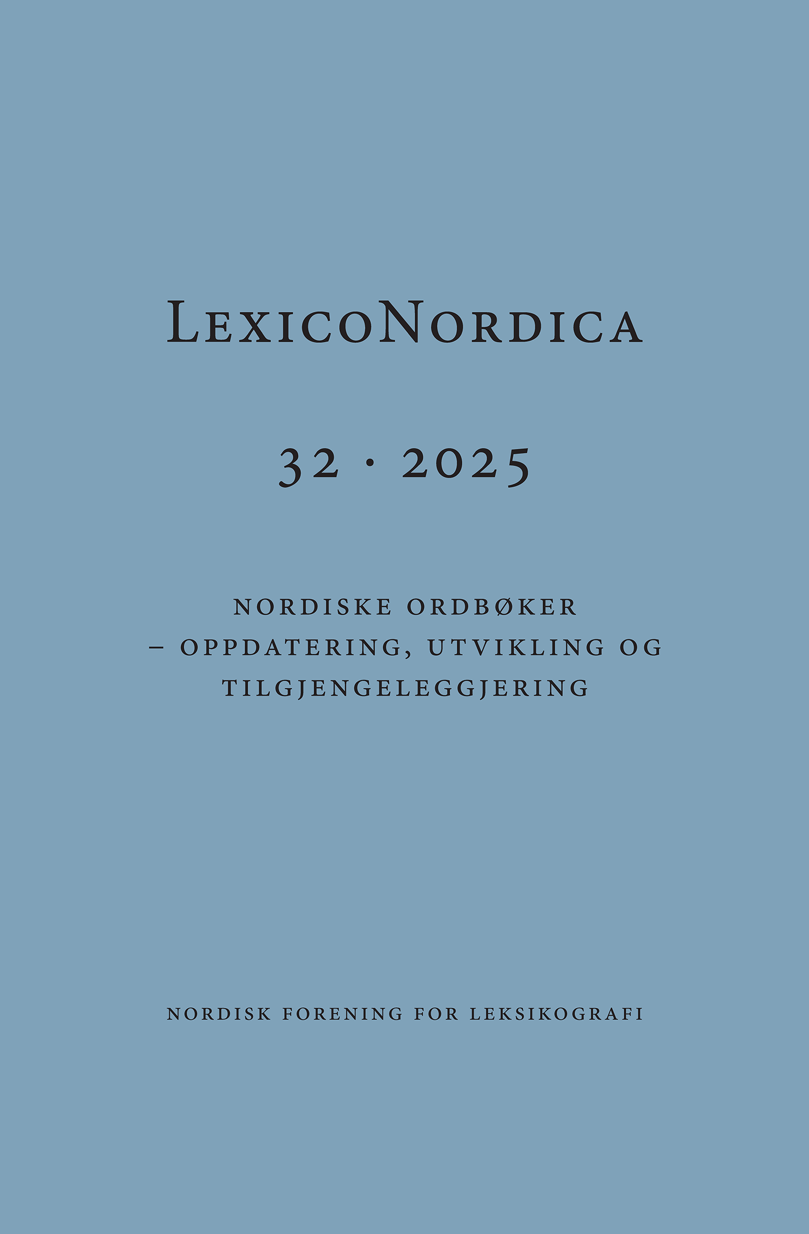 					Se Nr. 32 (2025): LexicoNordica 32
				