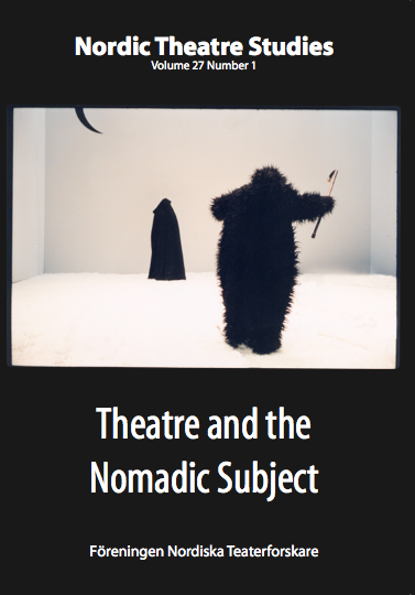 					View Vol. 27 No. 1 (2015): Theatre and the Nomadic Subject
				