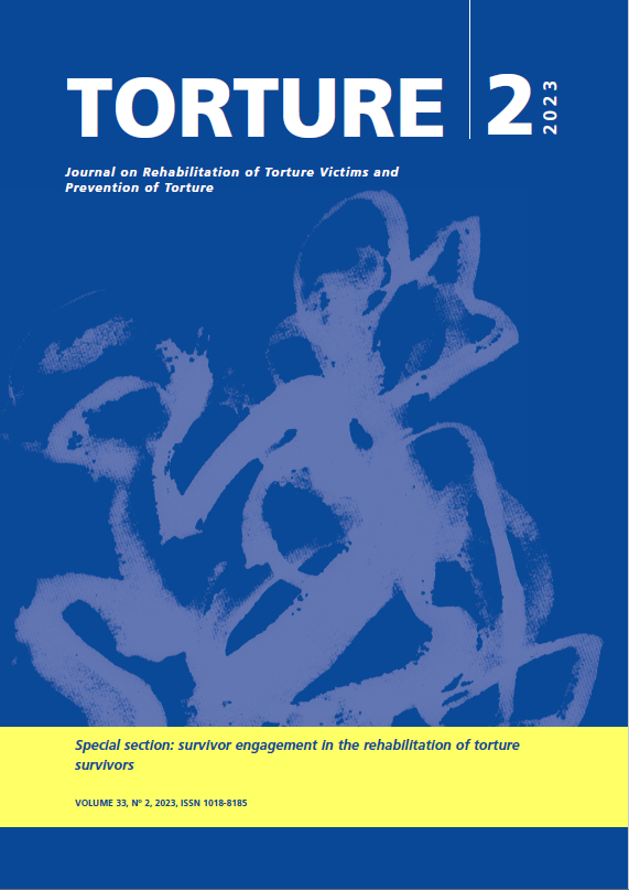 					View Vol. 33 No. 2 (2023): Torture Journal: Journal on Rehabilitaiton of Torture Victims and Prevention of Torture
				