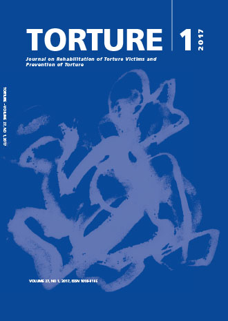					View Vol. 27 No. 1 (2017): Torture: Journal on Rehabilitation of Torture Victims and Prevention of Torture
				