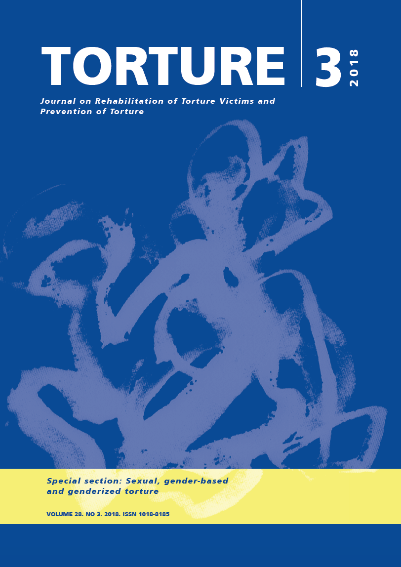 					View Vol. 28 No. 3 (2018): Torture Journal: Journal on Rehabilitation of Torture Victims and Prevention of Torture
				