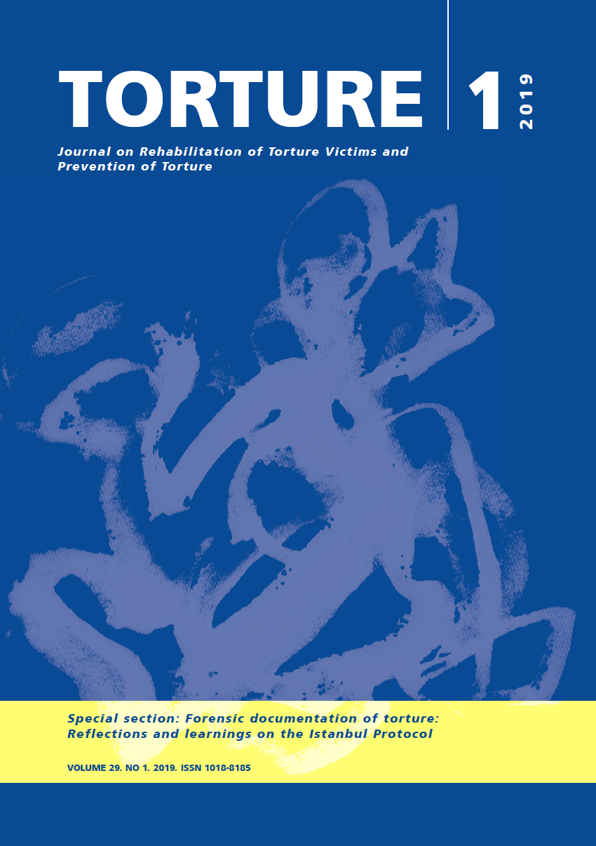 					View Vol. 29 No. 1 (2019): Torture Journal: Journal on Rehabilitation of Torture Victims and Prevention of Torture
				