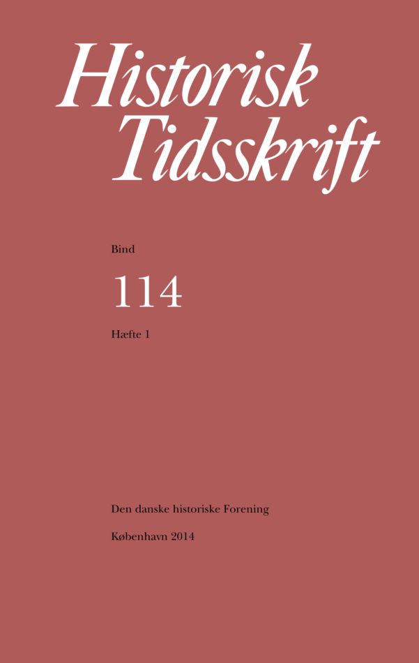 					Se Historisk Tidsskrift Bind 114 Hæfte 1 (2014)
				