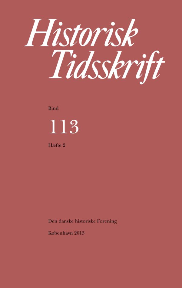 					Se Historisk Tidsskrift Bind 113 Hæfte 2 (2013)
				