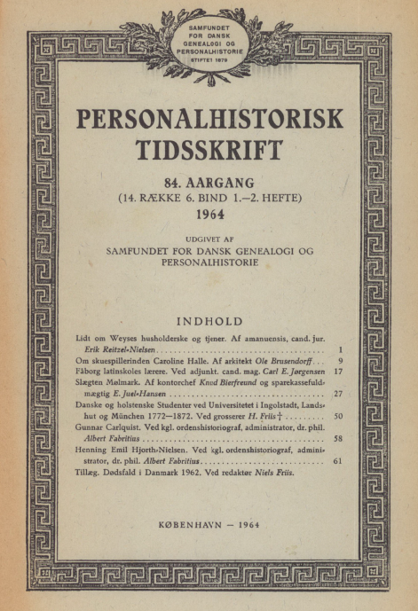 Personalhistorisk Tidsskrift