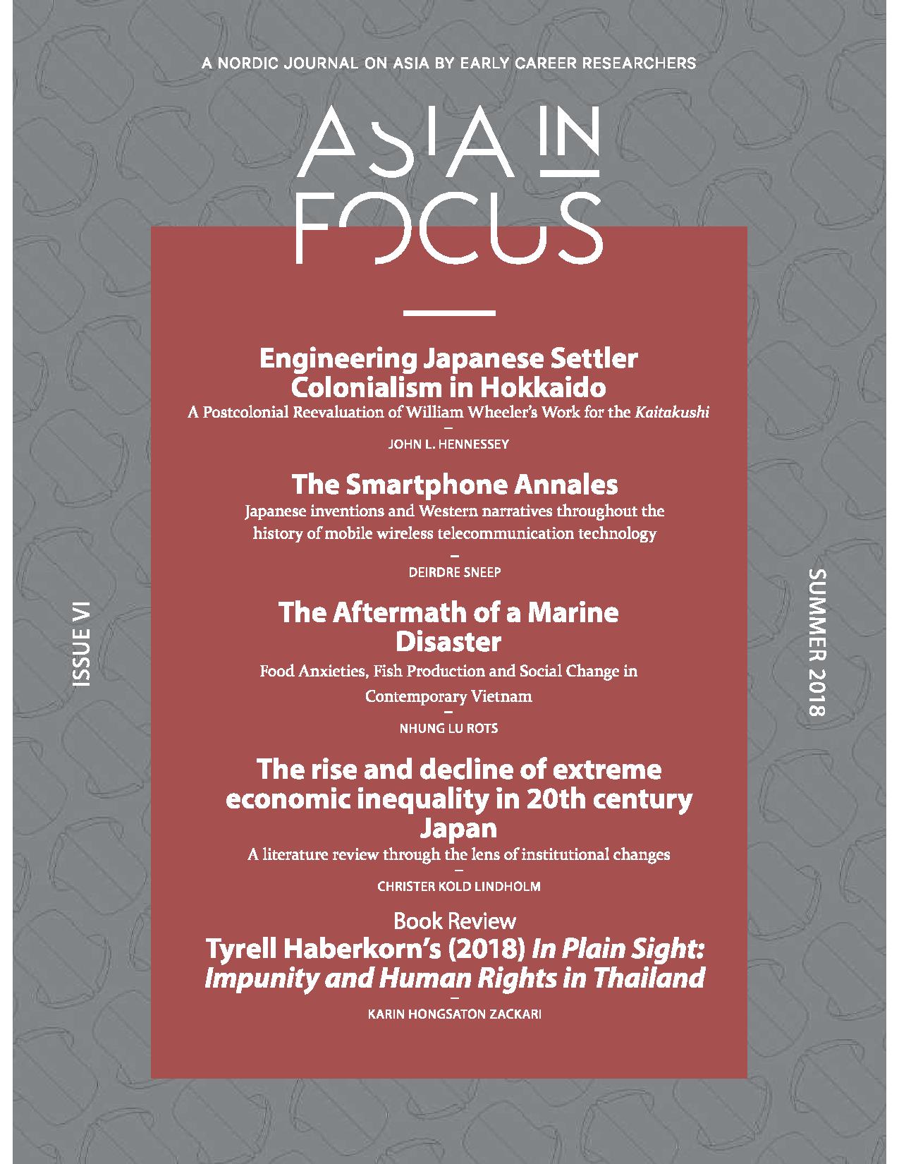 					View Vol. 6 (2018): Asia in Focus Issue 6
				