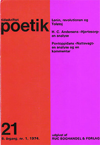 					Se Årg. 6 Nr. 21 (1974): Poetik 21
				