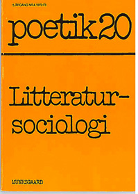 					Se Årg. 5 Nr. 20 (1972): Poetik 20
				