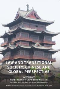 					View No. 7 (2017): Naveiñ Reet : Nordic Journal of Law and Social Research : Law and Transitional Society: Chinese and Global Perrtspective
				