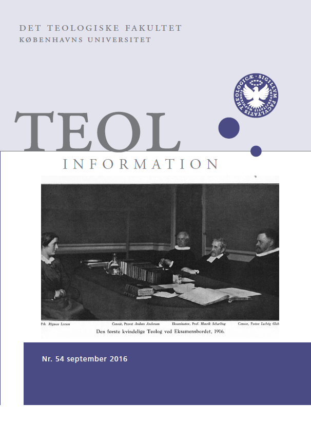 					Se Nr. 54 (2016): TEOL-information nr. 54 september 2016
				