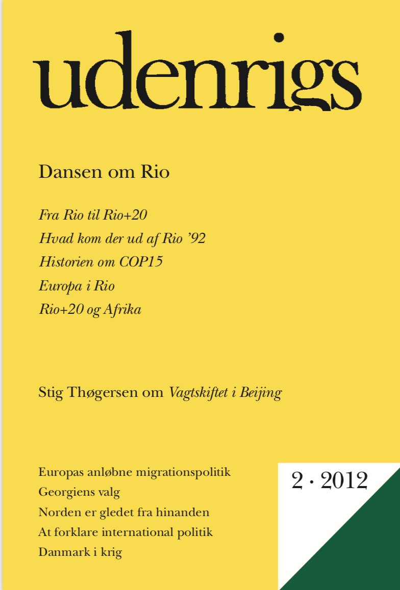 					Se Nr. 2 (2012): Udenrigs - Tema: Dansen om Rio
				