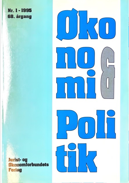 					Se Årg. 68 Nr. 1 (1995): EU's administration og politik
				