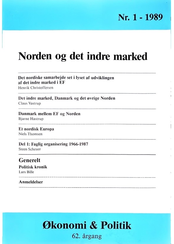 					Se Årg. 62 Nr. 1 (1989): Norden og det indre marked
				
