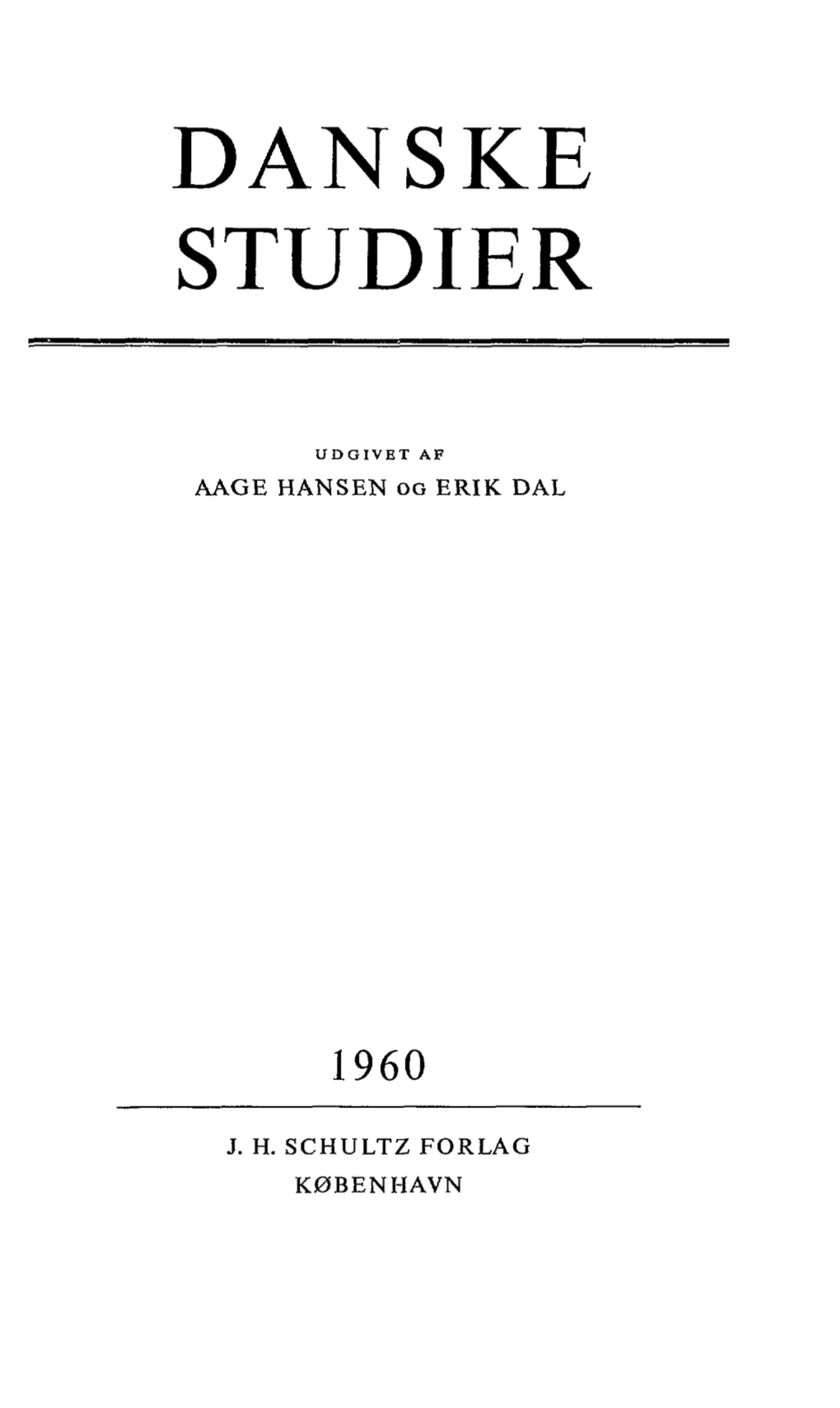 					View 1960: Danske Studier
				