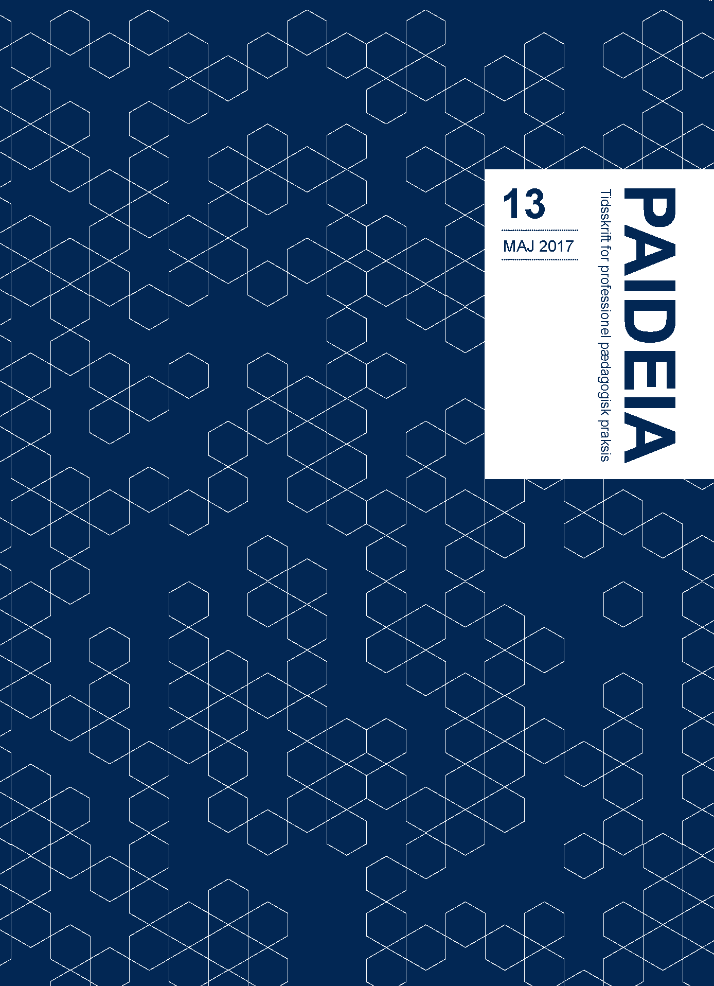 					Se Nr. 13 (2017): Paideia - Tidsskrift for professionel pædagogisk praksis 
				