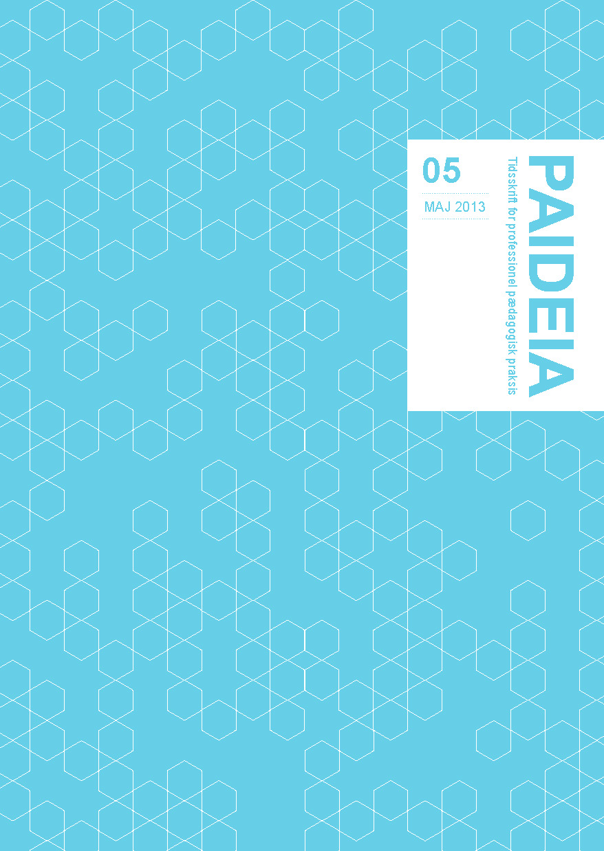 					Se Nr. 5 (2013): Paideia - Tidsskrift for professionel pædagogisk praksis 
				