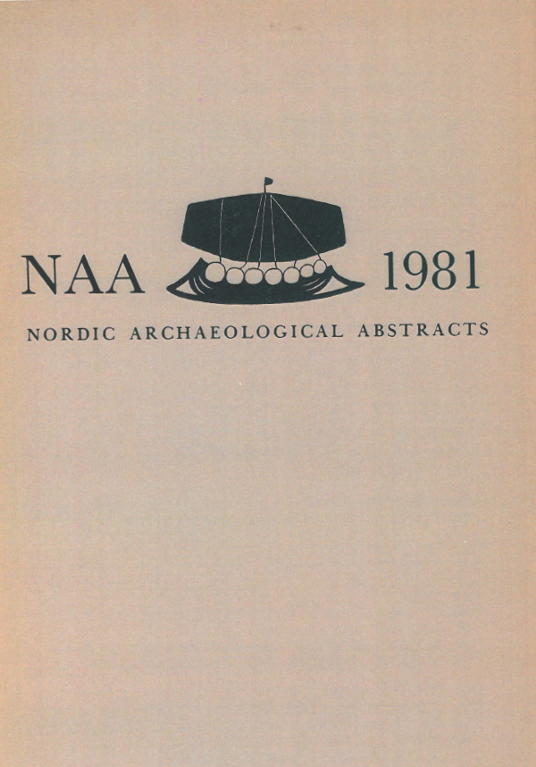Nordic Archaeological Abstracts 1981