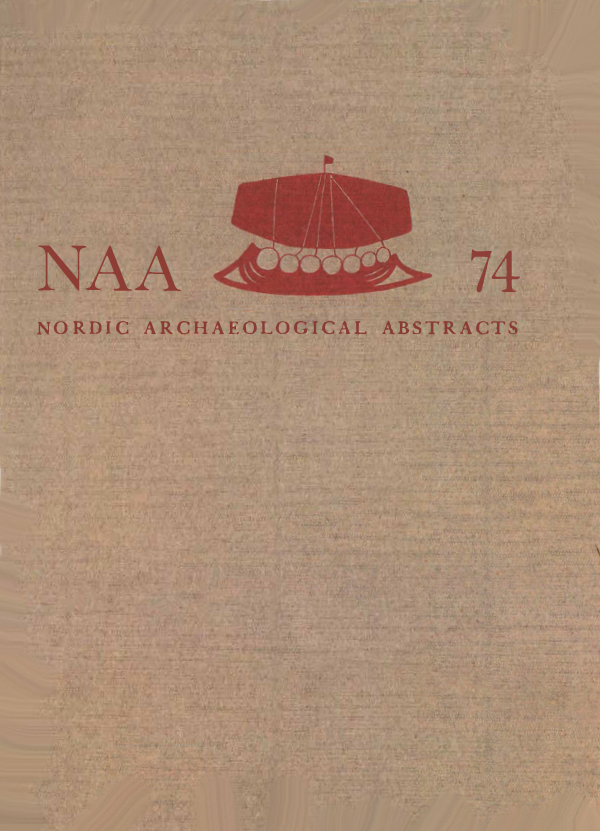 Nordic Archaeological Abstracts