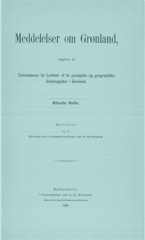 					View Vol. 18 (1896): Meddelelser om Grønland
				