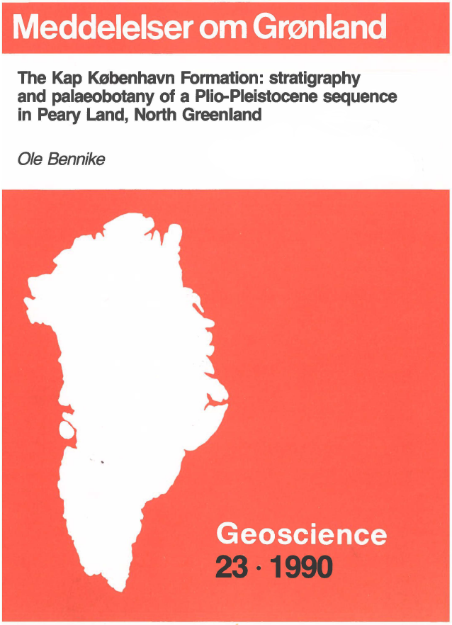 					View Vol. 23 (1990): Meddelelser om Grønland. Geoscience
				