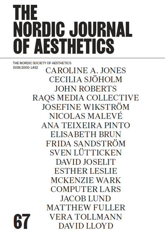 					View Vol. 33 No. 67 (2024): Aesthetics in the Age of Unreason
				