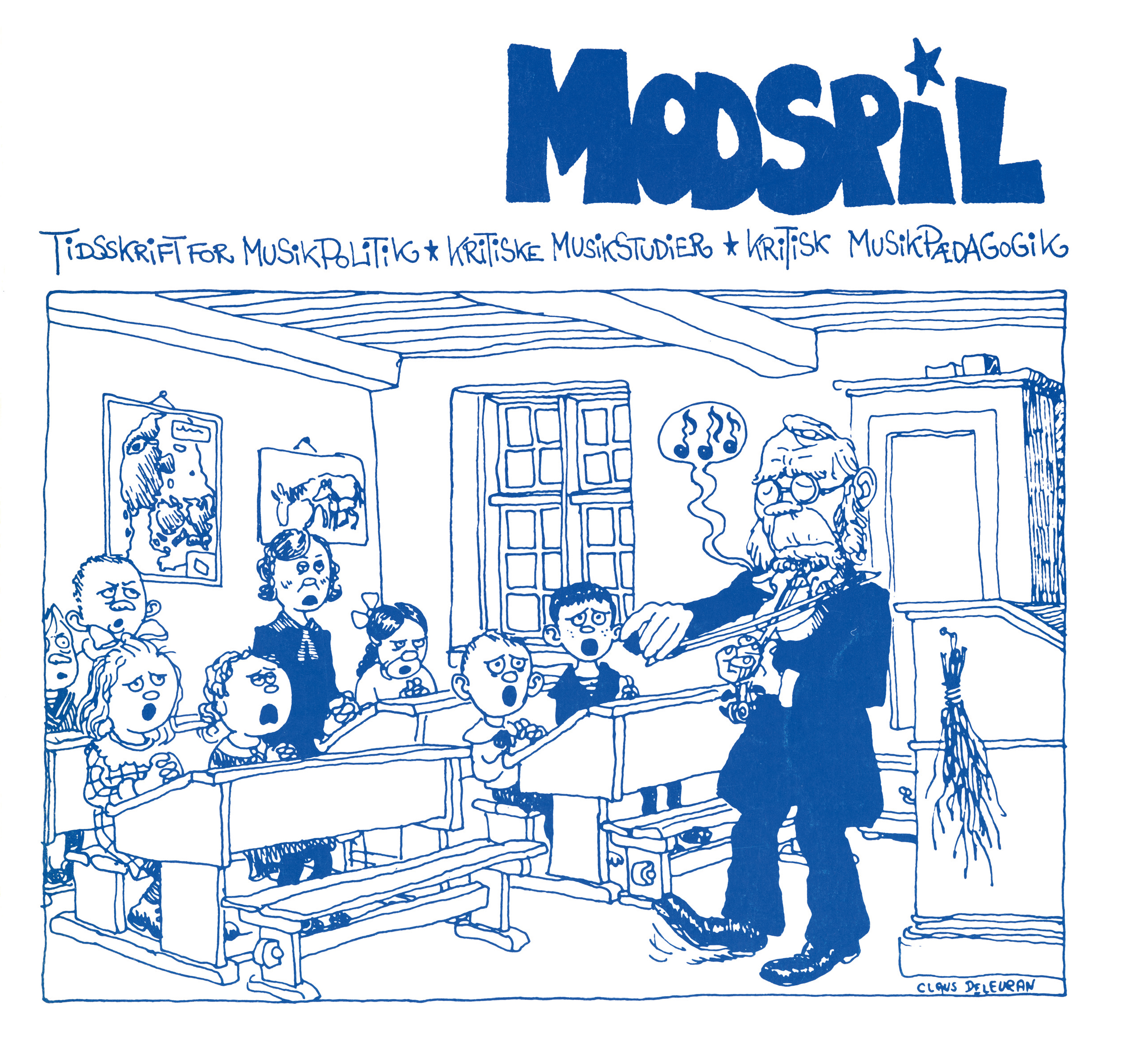 modspil vol. 1, nr. 1, coverbillede (tegning)