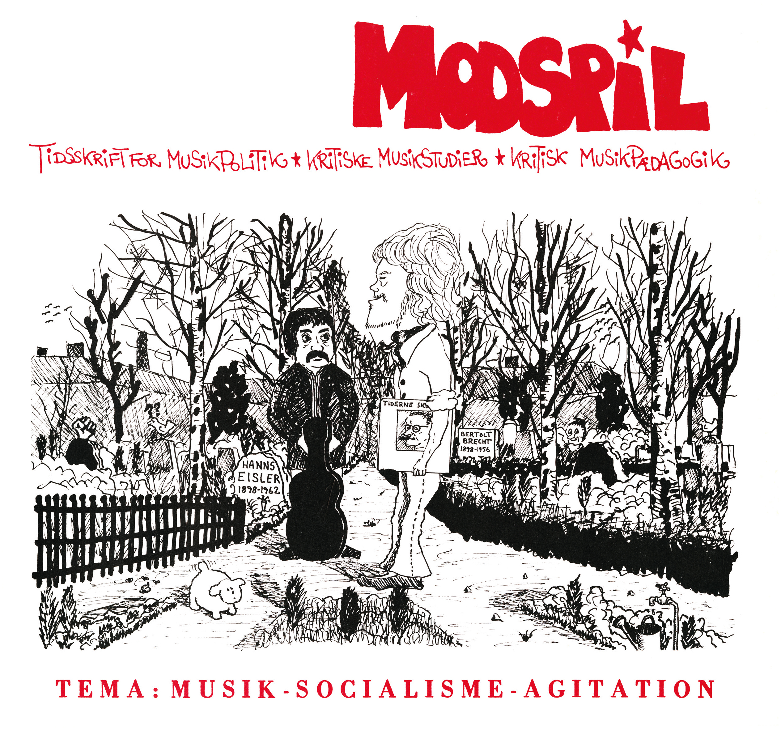 modspil vol. 2, nr. 7, coverbillede (tegning)