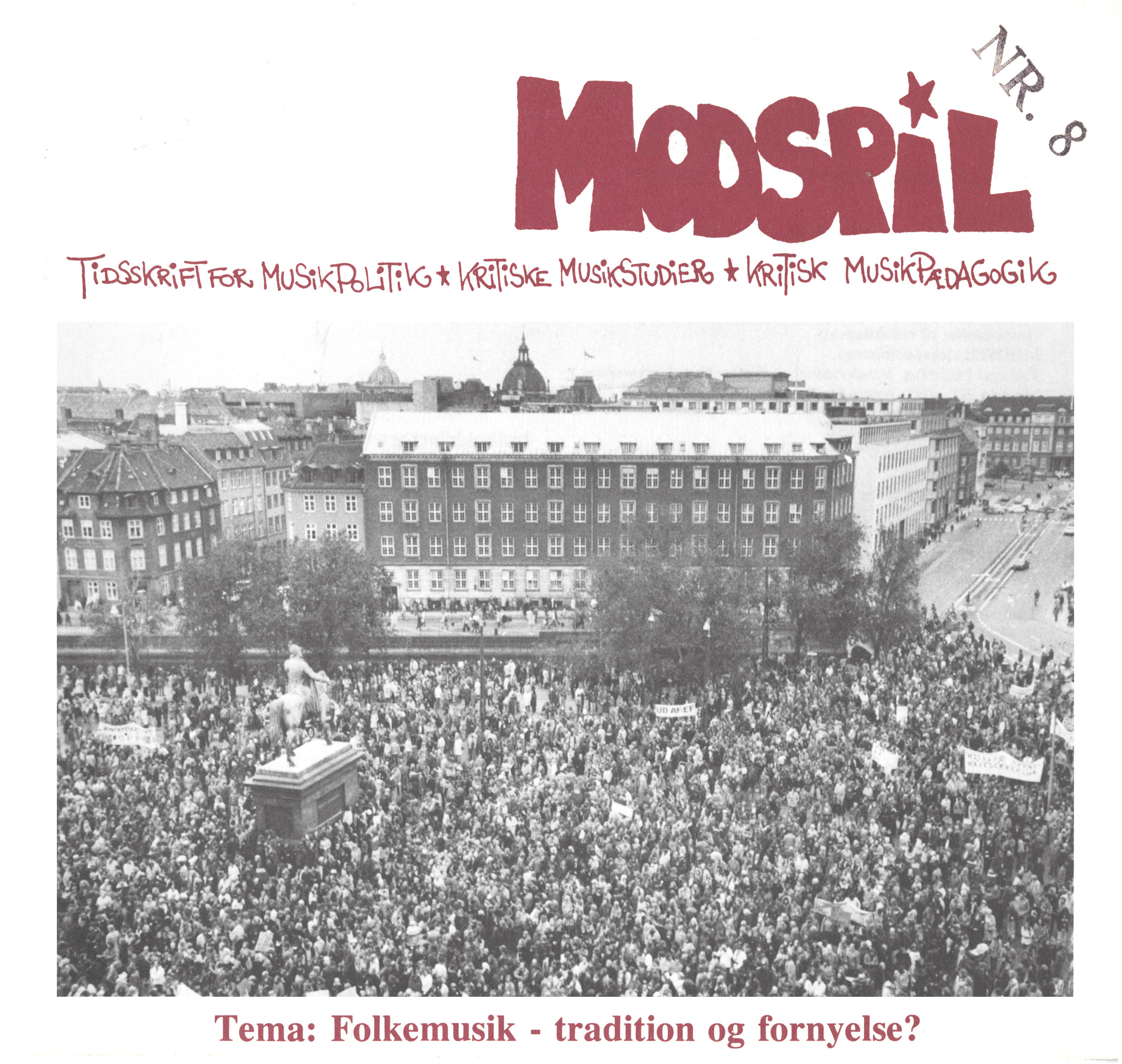 modspil vol. 1, nr. 1, coverbillede (foto)