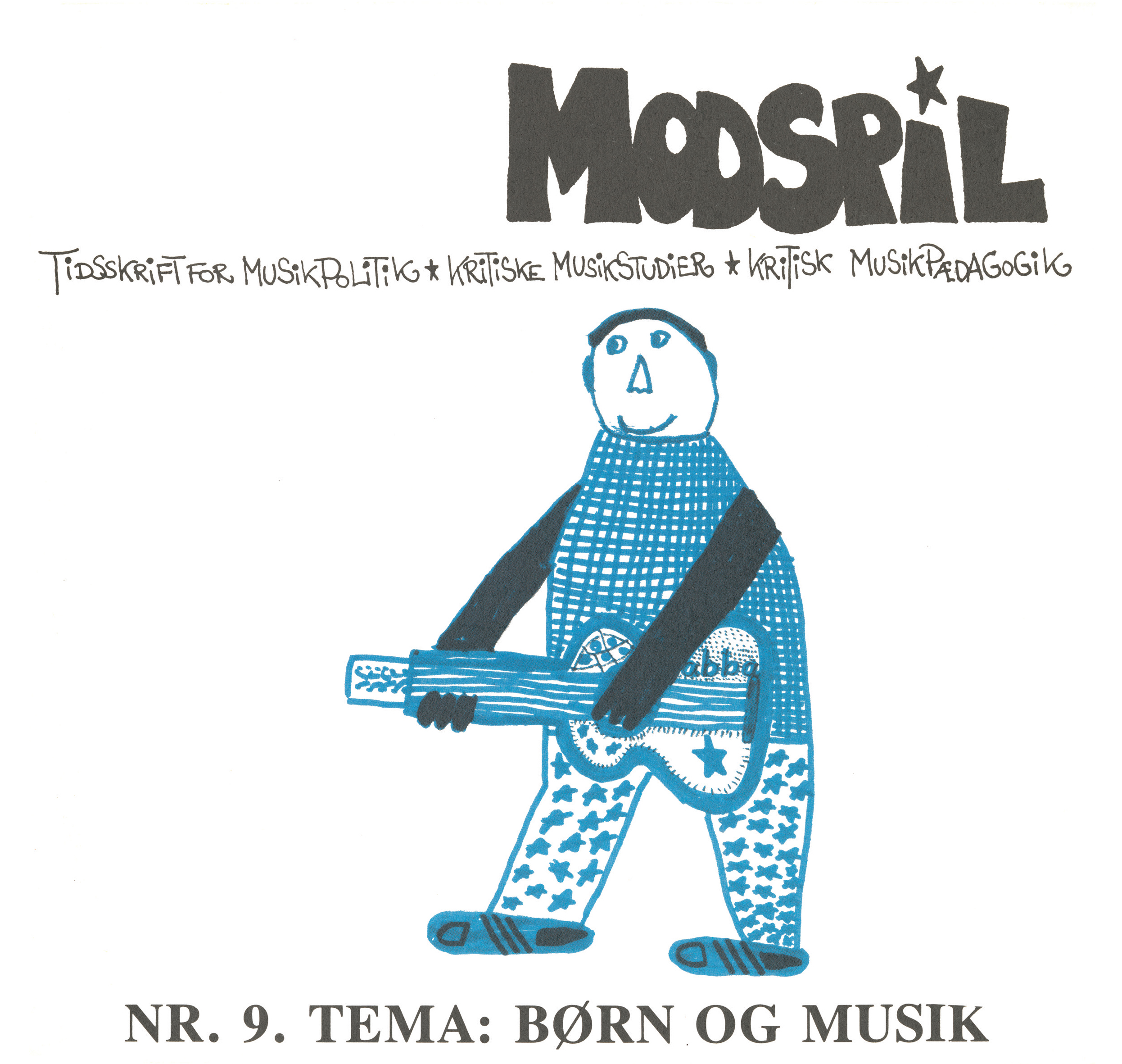 modspil vol. 3, nr. 9, coverbillede (tegning)