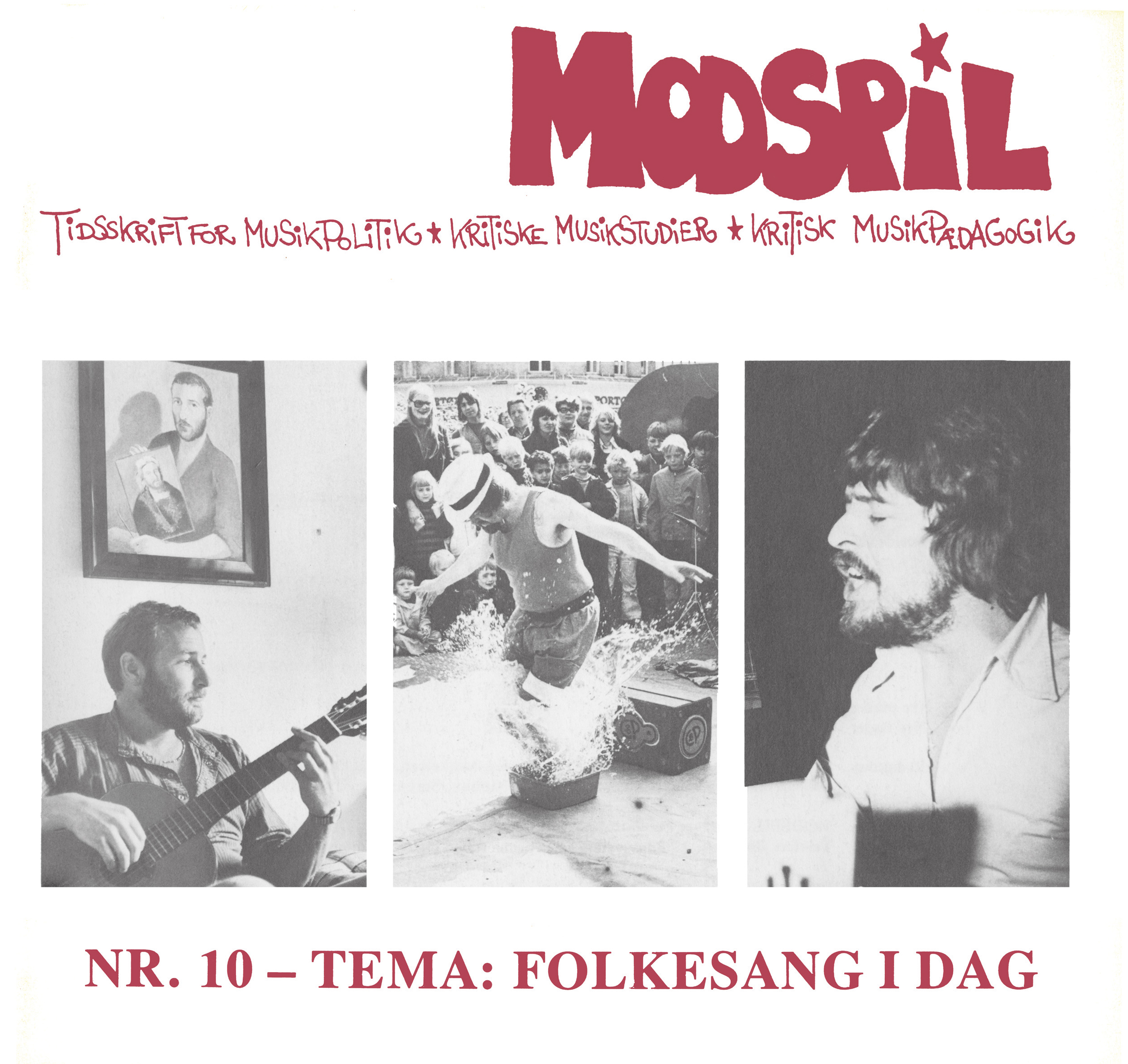 modspil vol. 1, nr. 1, coverbillede (fotos)