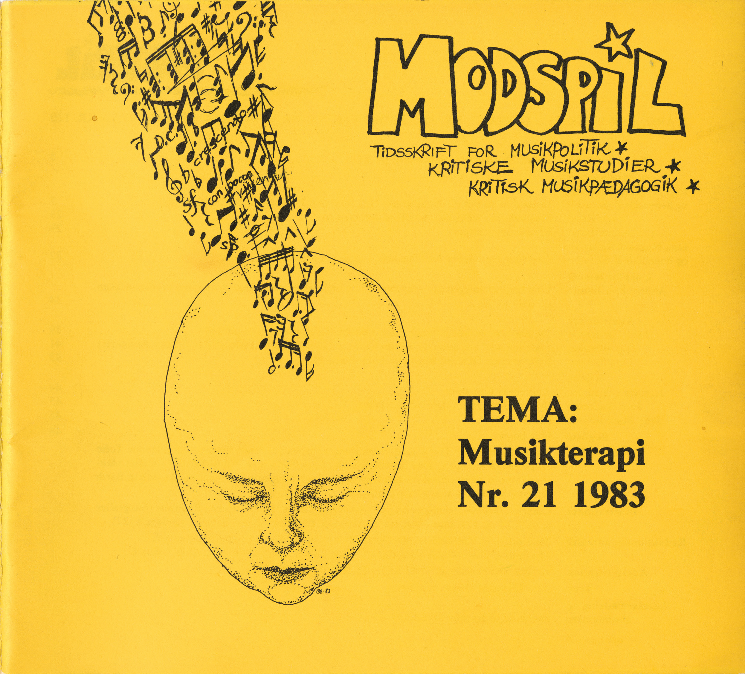 modspil vol. 5, nr. 21, coverbillede (tegning)
