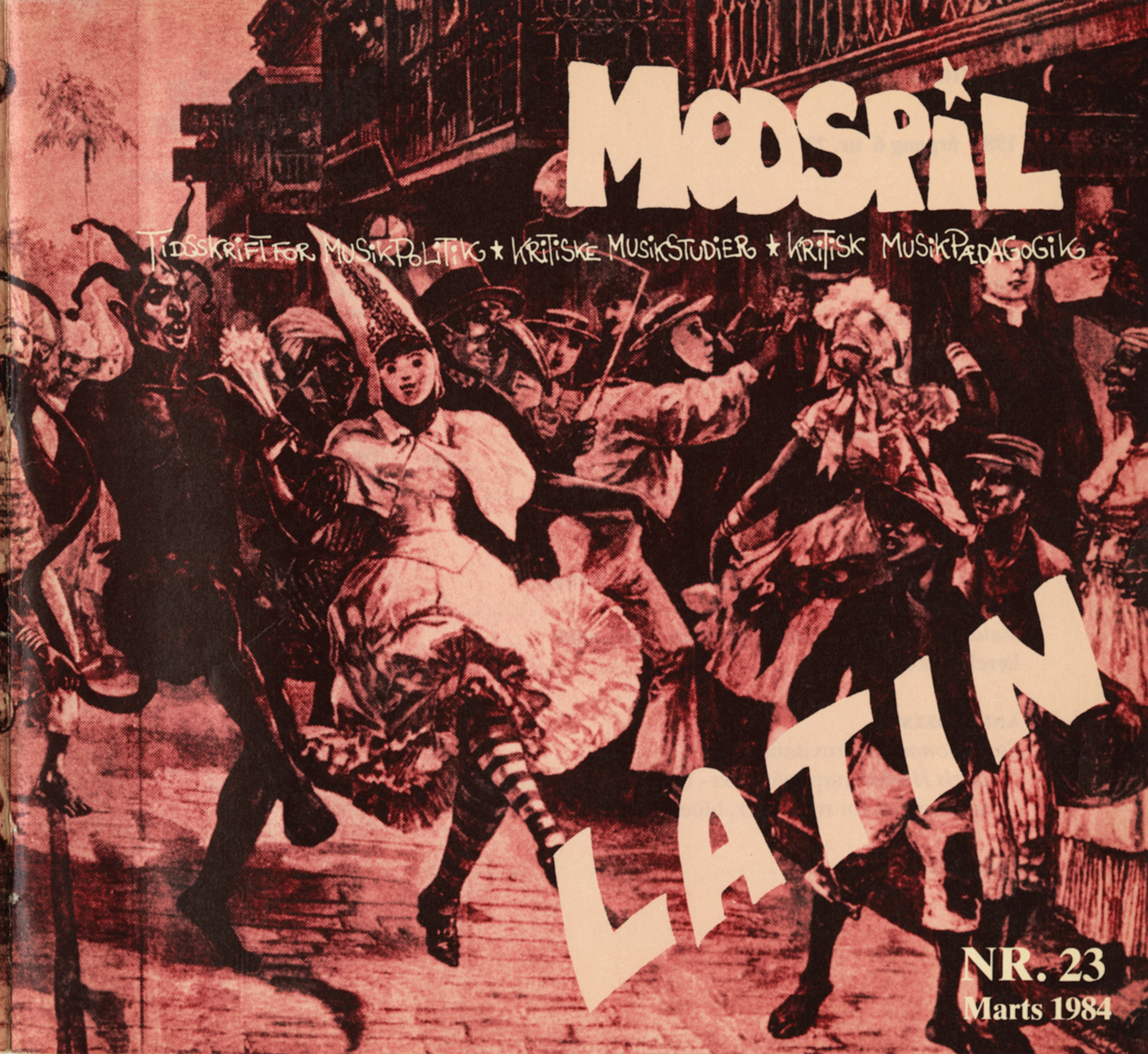 modspil vol. 6, nr. 23, coverbillede (tegning)