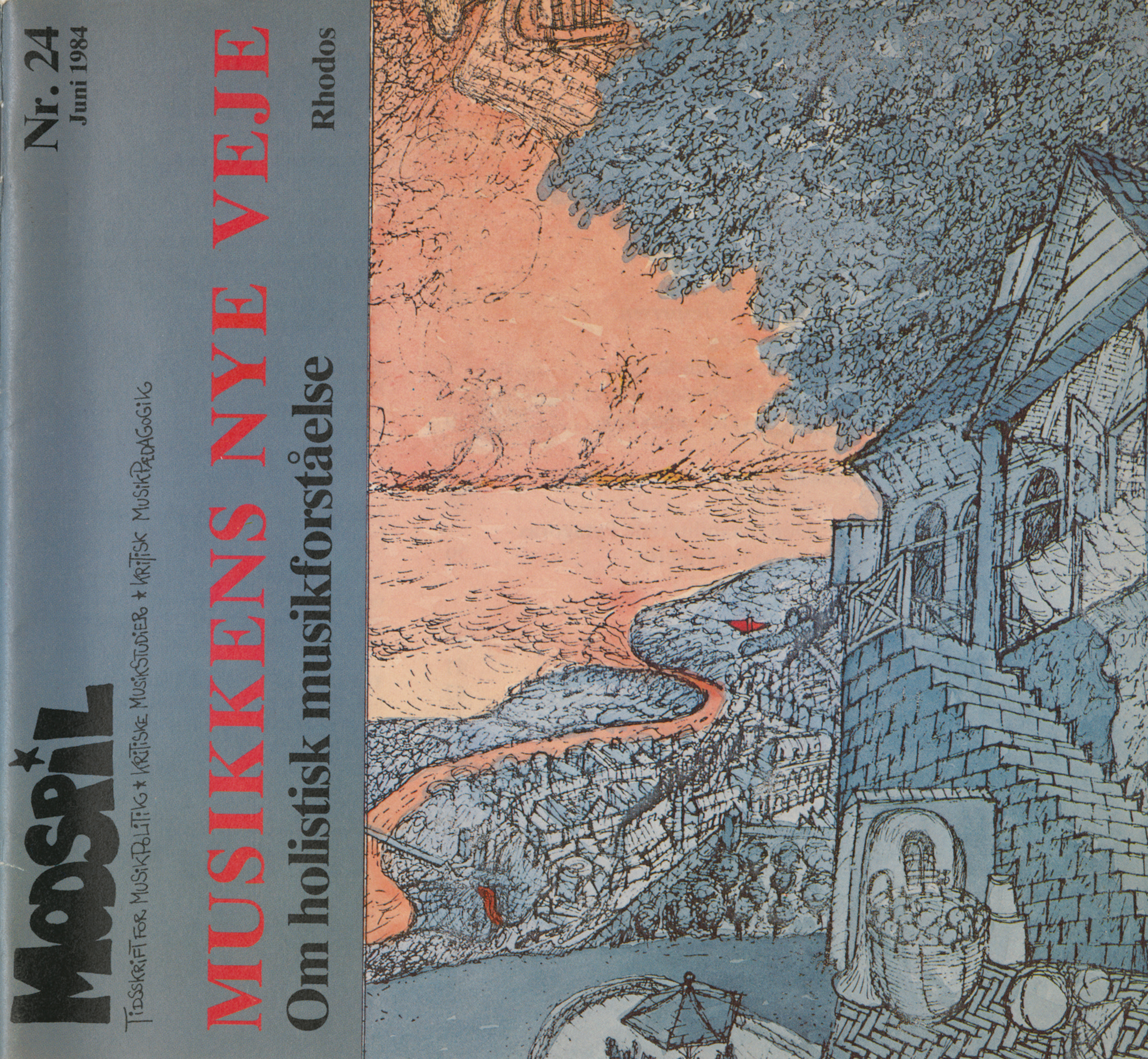 modspil vol. 6, nr. 24, coverbillede (tegning)