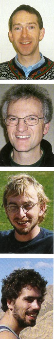Anders Andersen, Tomas Bohr, Teis Schnipper og Laust Tophøj.