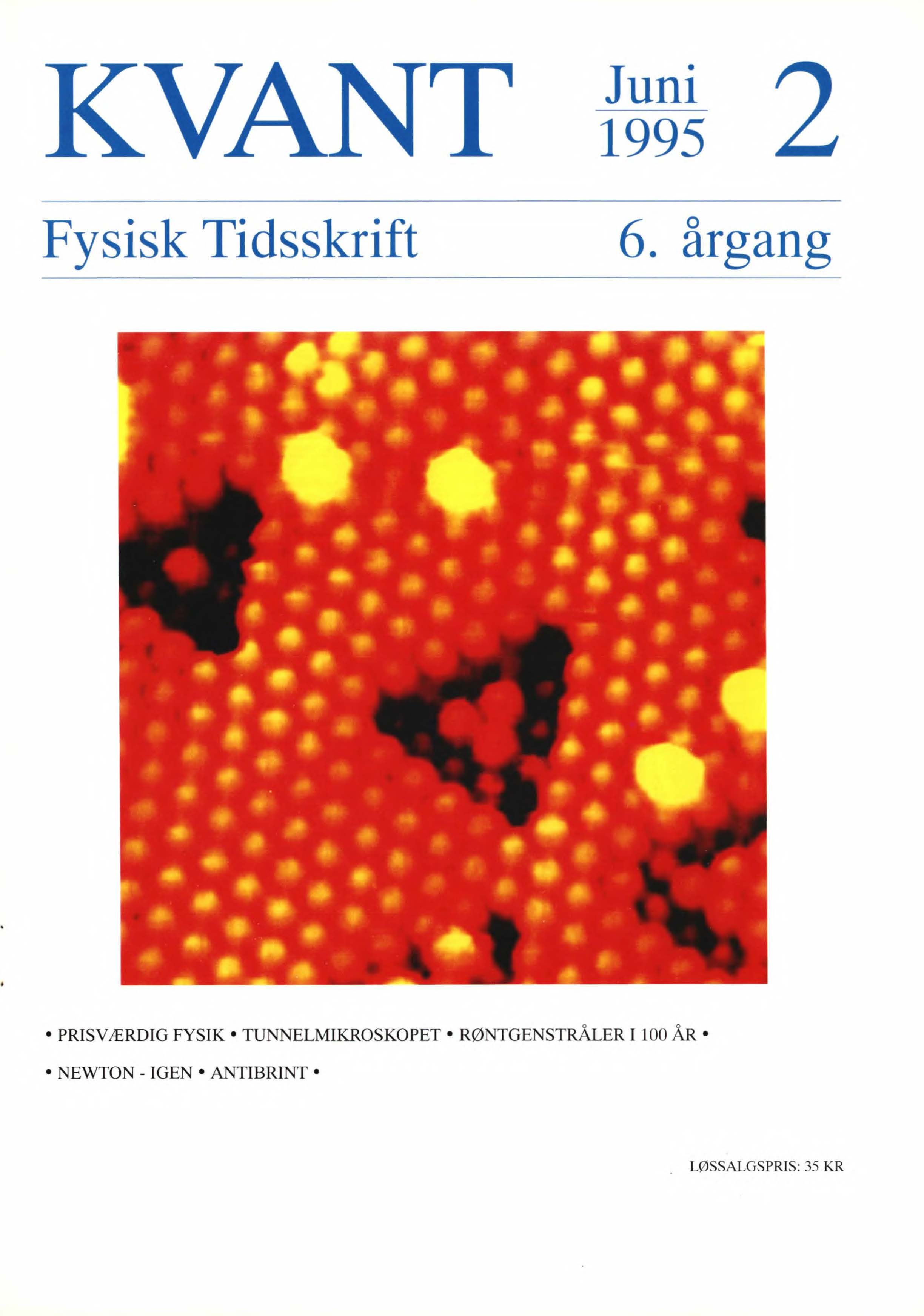 Guld i nærbillede! Et enkeltatomart lag guld på en nikkeloverflade viser denne særprægede struktur. Mistilpasningen mellem nikkels og gulds krystalstruktur giver spændinger i laget. På billedet er spændingen udløst ved, at guldet begraver sig i nikkeloverfladen i trekantede møstre. Nikkelatomerne skubbes ud af overfladen og samler sig i de små lyse øer ovenpå guldlaget.