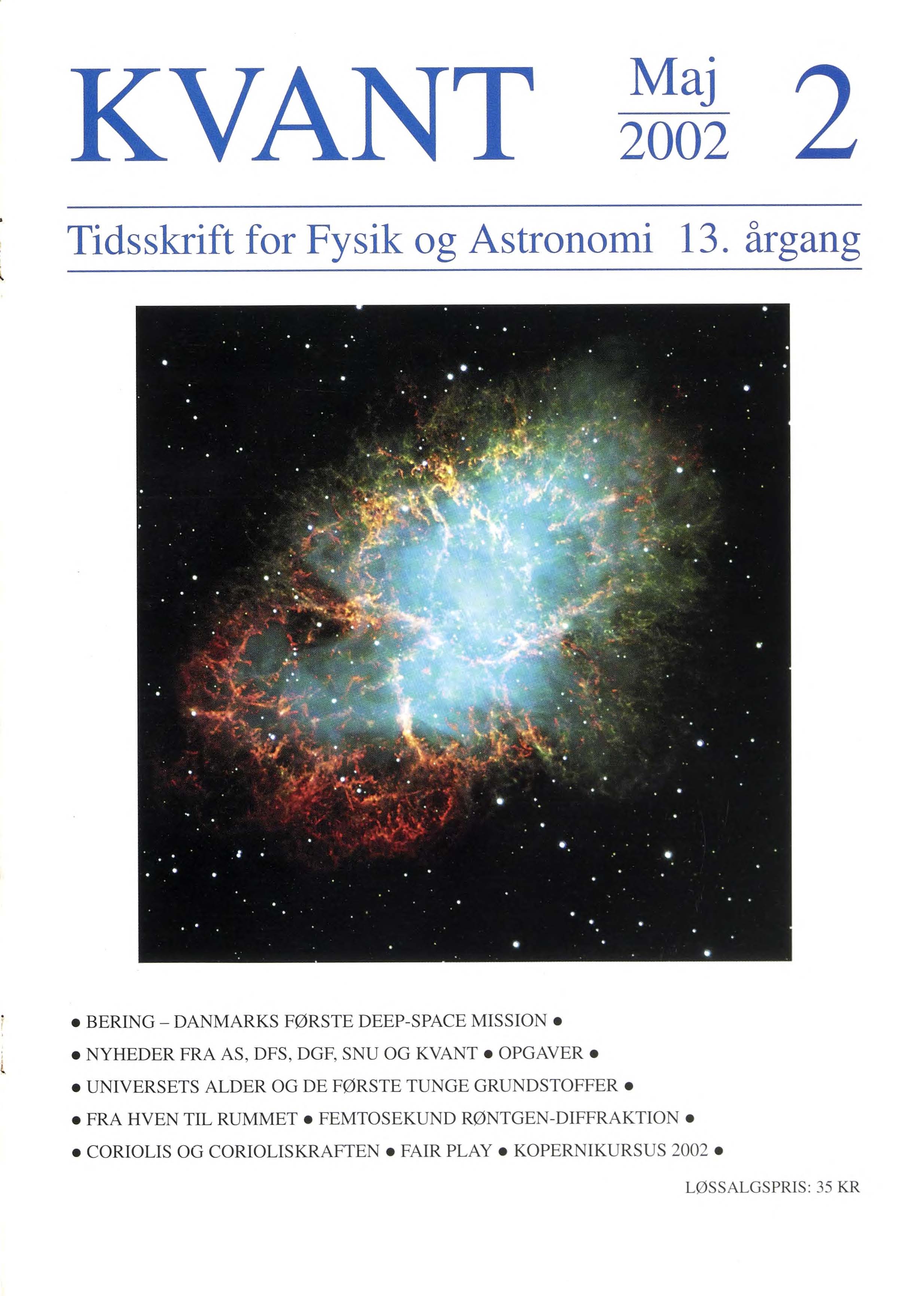 KRABBETÅGEN - den berømte supernovarest fra 1054. Nydannede tunge grundstoffer er på vej til næste stjernefødsel.